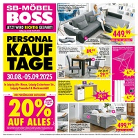 Möbel Boss Prospekt - Angebote ab 30.08.