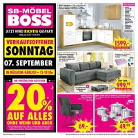 Möbel Boss Prospekt - Angebote ab 08.09.