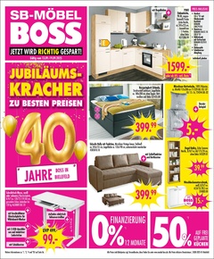 Möbel Boss Prospekt - Angebote ab 13.09.
