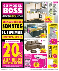 Möbel Boss Prospekt - Angebote ab 13.09.