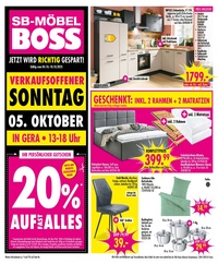 Möbel Boss Prospekt - Angebote ab 04.10.