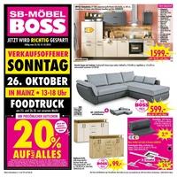 Möbel Boss Prospekt - Angebote ab 25.10.