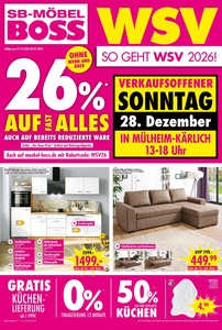 Möbel Boss Prospekt - Angebote ab 29.12.