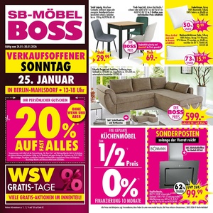 Möbel Boss Prospekt - Angebote ab 24.01.