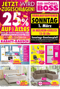 Möbel Boss Prospekt - Angebote ab 02.03.