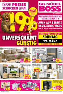 Möbel Boss Prospekt - Angebote ab 28.03.