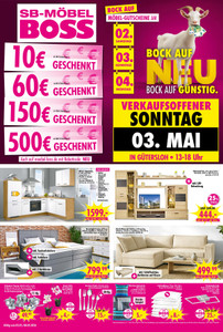 Möbel Boss Prospekt - Angebote ab 02.05. - Seite 1