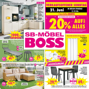 Möbel Boss Prospekt - Angebote ab 13.06.