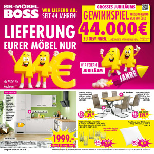 Möbel Boss Prospekt - Angebote ab 04.09.