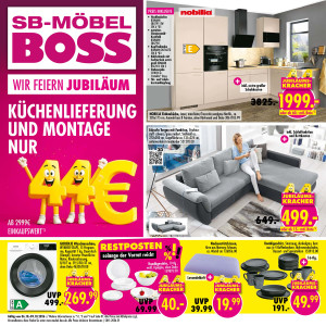 Möbel Boss Prospekt - Angebote ab 03.10.