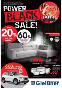 Interliving Gleißner Prospekt - Black Power Sale