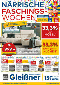 Interliving Gleißner Prospekt - Faschings-Wochen