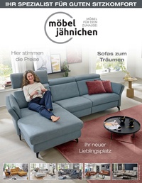 Möbel Jähnichen Prospekt - Sofas zum Träumen