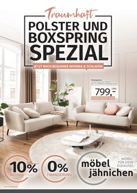 Möbel Jähnichen Prospekt - Traumhaft Polster und Boxspring Spezial