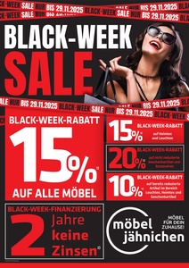 Möbel Jähnichen Prospekt - Black week sale