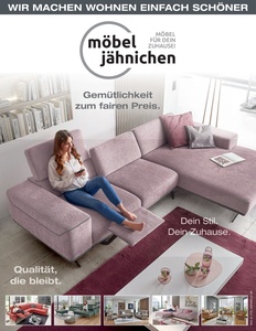 Möbel Jähnichen Prospekt - Gemütlichkeit zum fairen Preis