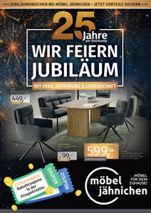 Möbel Jähnichen Prospekt - 25 Jahre am Steinkamp- Wir feiern Jubiläum