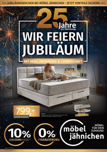 Möbel Jähnichen Prospekt - 25 Jahre am Steinkamp - Wir feiern Jubiläum