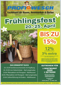 Profi Wesch Prospekt - Angebote ab 11.04.