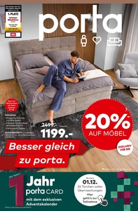 porta Prospekt - 20 % auf Möbel