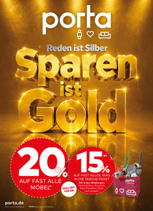 porta Prospekt - Sparen ist Gold