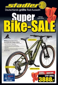 Zweirad Stadler Prospekt - Super Bike-Sale