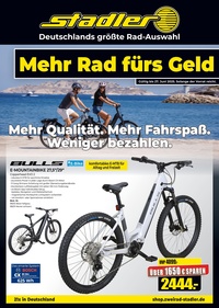 Zweirad Stadler Prospekt - Mehr Rad fürs Geld