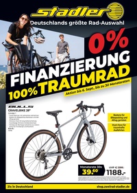 Zweirad Stadler Prospekt - 0% Finanzierung 100% Traumrad