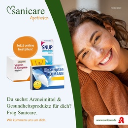 SANICARE Prospekt - Katalog Herbst 2023