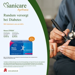 SANICARE Prospekt - Diabetes-Flyer