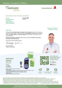 SANICARE Prospekt - Diabetes-Flyer Herbst 2026