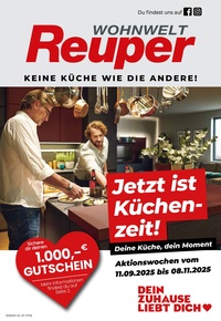 Wohnwelt Reuper Prospekt - Angebote ab 10.09.