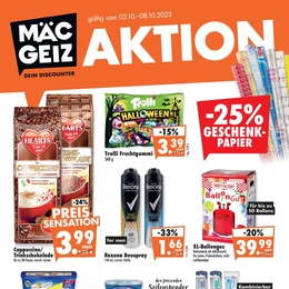 Mäc-Geiz Prospekt - Angebote ab 02.10.