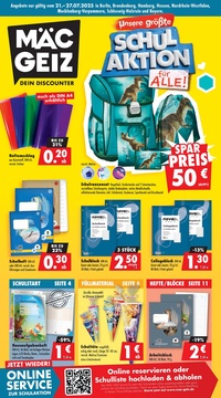 Mäc-Geiz Prospekt - Angebote ab 21.07.