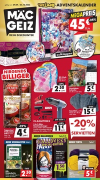 Mäc-Geiz Prospekt - Angebote ab 29.09.