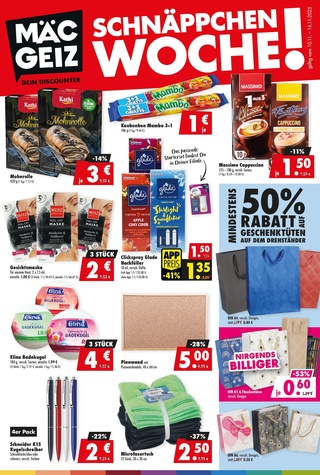 Vorschau des Mäc-Geiz Prospekts - Schulanfang, Seite 1