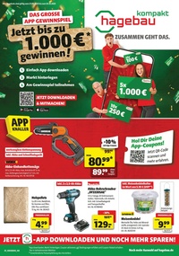 Wehbers Mühle Prospekt - Hagebau kompakt. Jetzt bis zu 1000 € gewinnen