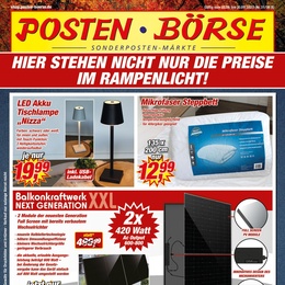 POSTEN-BÖRSE Prospekt - Angebote ab 25.09.