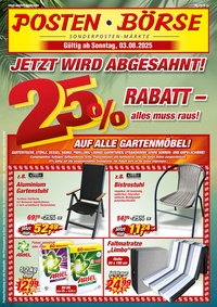 POSTEN-BÖRSE Prospekt - 25% Rabatt