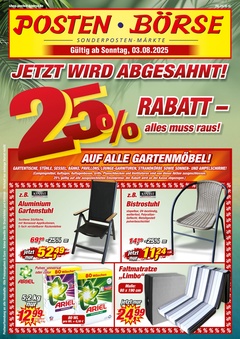 POSTEN-BÖRSE Prospekt - 25% Rabatt