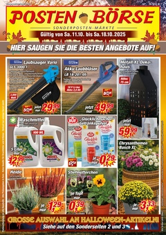 POSTEN-BÖRSE Prospekt - Angebote ab 11.10.