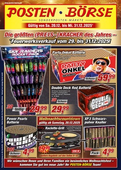 POSTEN-BÖRSE Prospekt - Angebote ab 20.12. - Seite 1