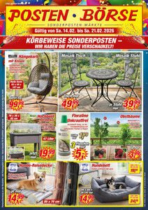 POSTEN-BÖRSE Prospekt - Angebote ab 14.02.
