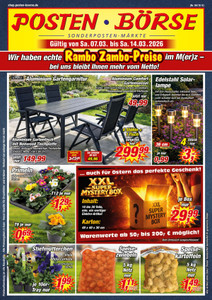 POSTEN-BÖRSE Prospekt - Angebote ab 07.03.