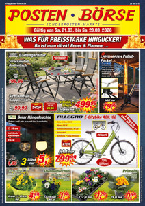 POSTEN-BÖRSE Prospekt - Posten Börse