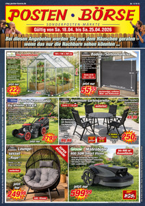 POSTEN-BÖRSE Prospekt - Angebote ab 18.04.