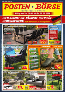 POSTEN-BÖRSE Prospekt - Angebote ab 23.05.