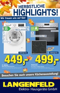 Langenfeld Elektro-Hausgeräte Prospekt - Angebote ab 31.10.