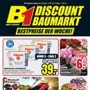 B1 Discount Baumarkt Prospekt - Blumen