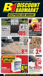 B1 Discount Baumarkt Prospekt - Angebote ab 17.08.